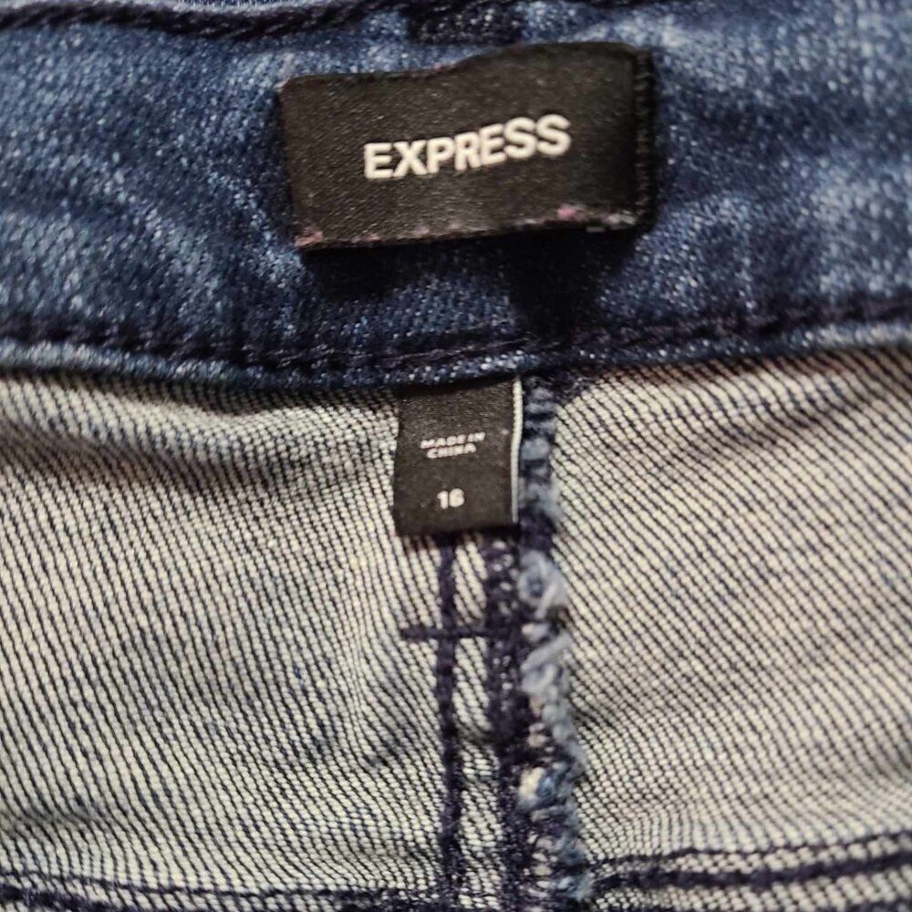 Express Hi Rise Jeans size 16 - Picture 2 of 11